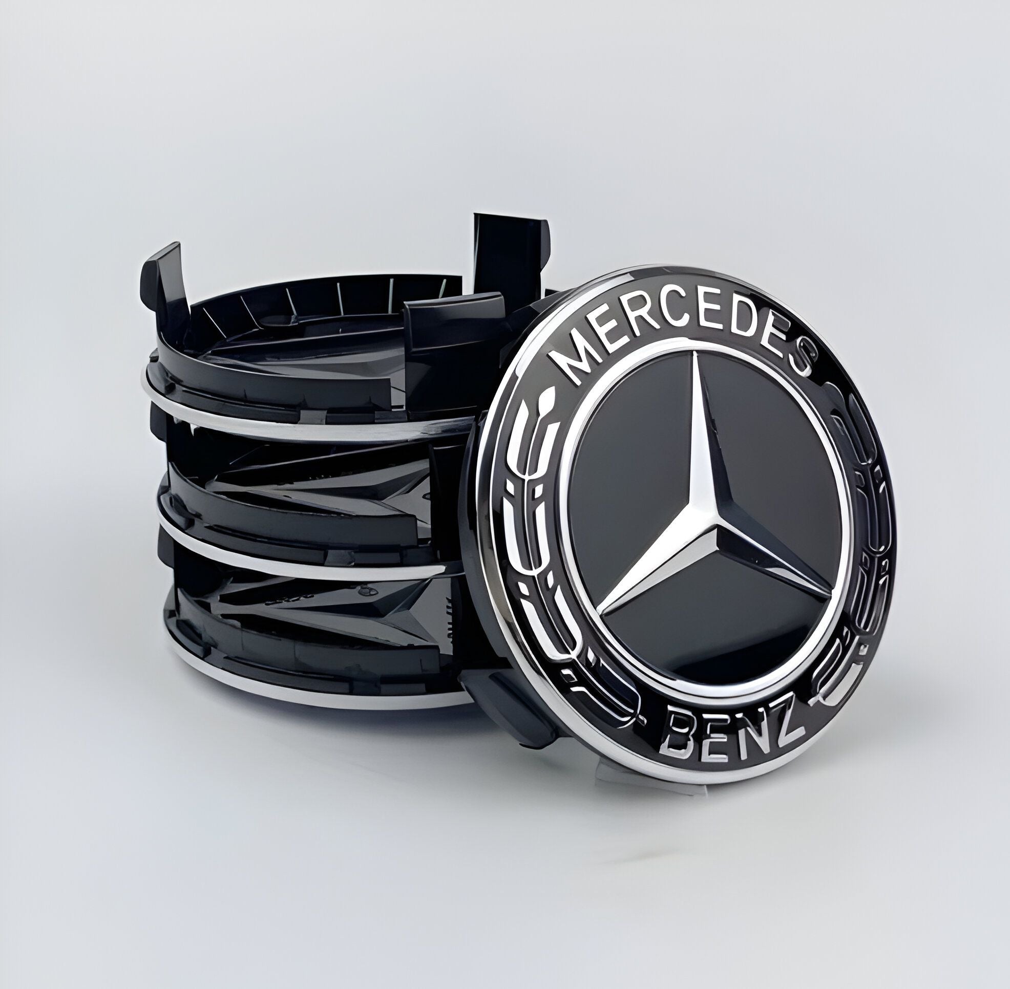 CAPUCHON DE MOYEU CENTRAL MERCEDES BENZ 75mm