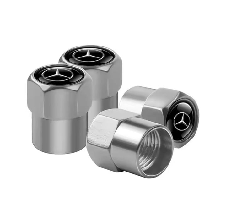Bouchon de valve MERCEDES NOIR & GRIS